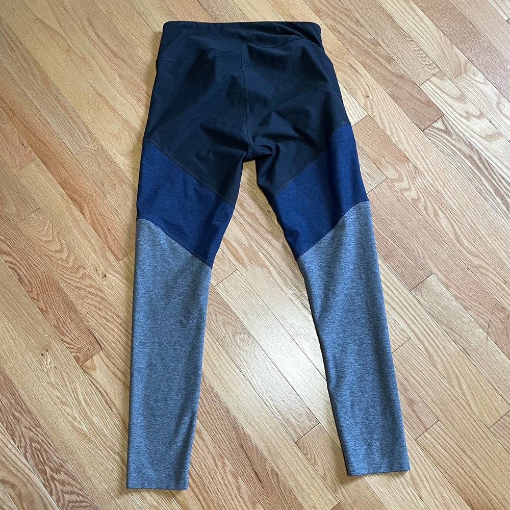 Outdoor Voices Spring 7/8 Leggings Pants Blue Grey Black Yoga Workout